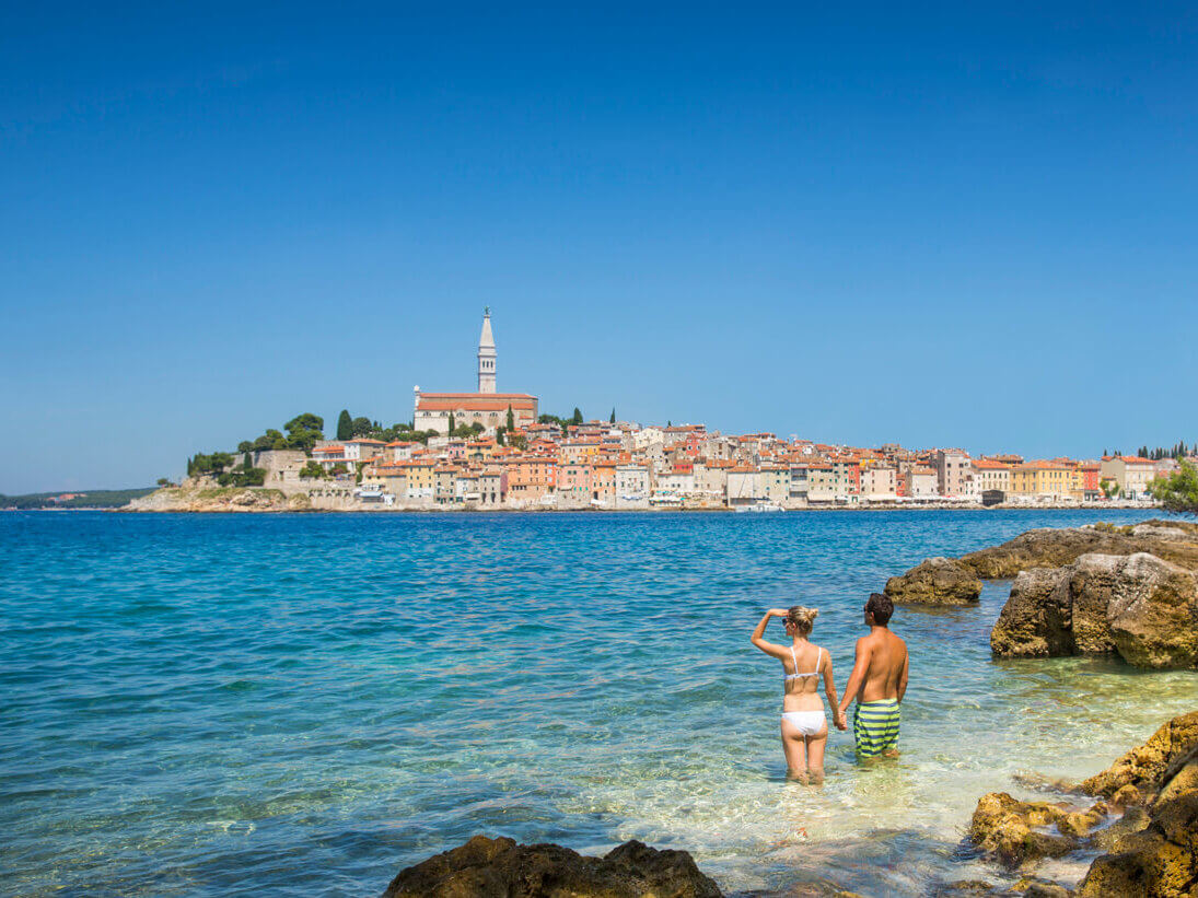 Voyage à Rovinj, Dalmatie, Croatie